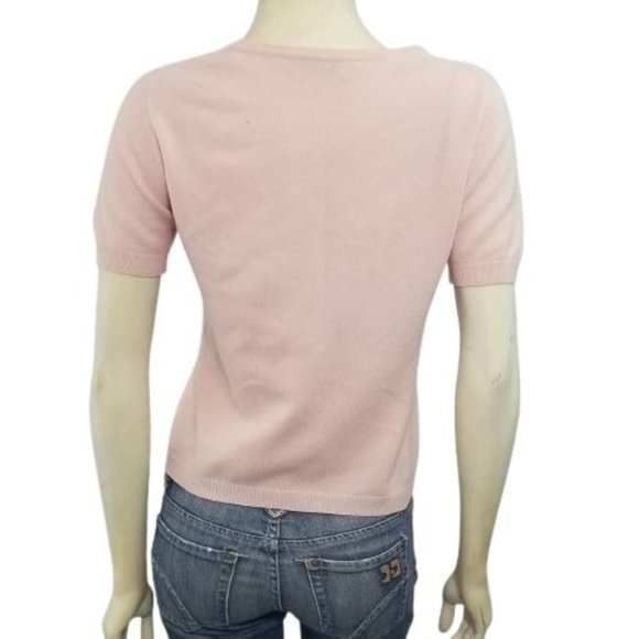 Lord & Taylor Cashmere Sweater Small Pink Blush - Picture 6 of 7